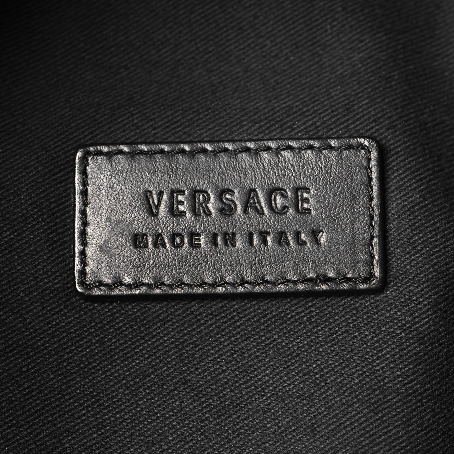 Nylon Palazzo Medusa Backpack Black