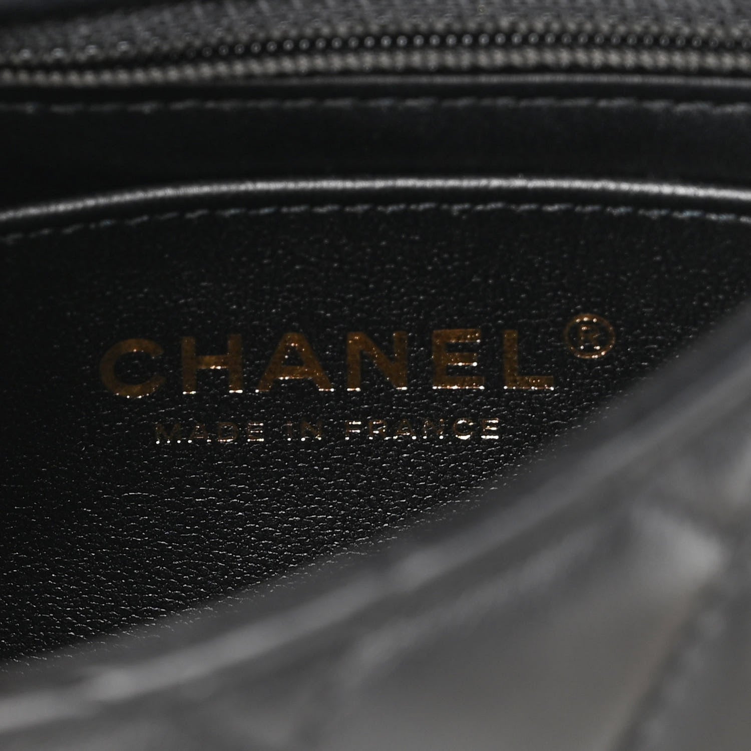 Chanel Lambskin Enamel Quilted Mini Flap Black 6 of 10