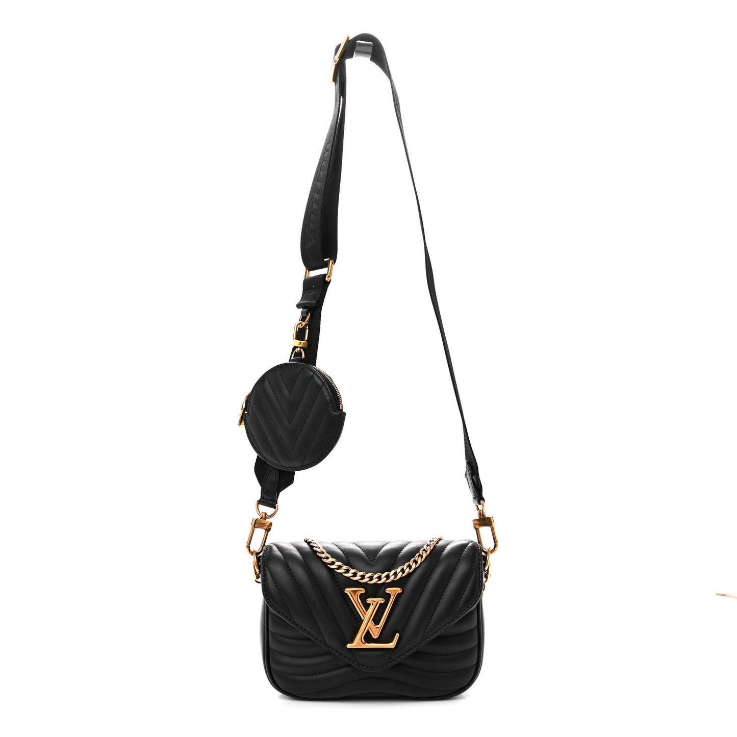 Calfskin New Wave Multi Pochette Black