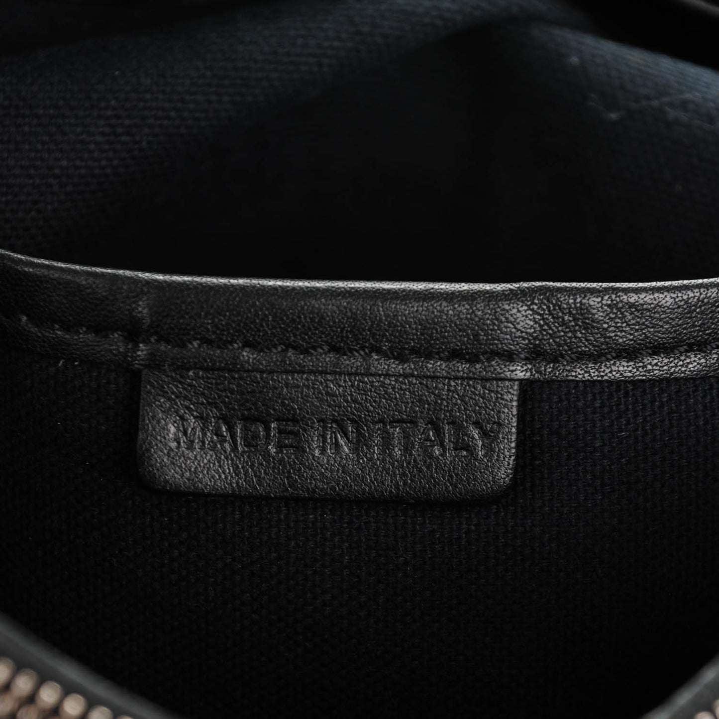 Smoked Check Large Chain Hobo Black