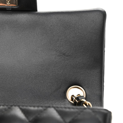 Chanel Lambskin Quilted Mini Rectangular Flap Black 11 of 11