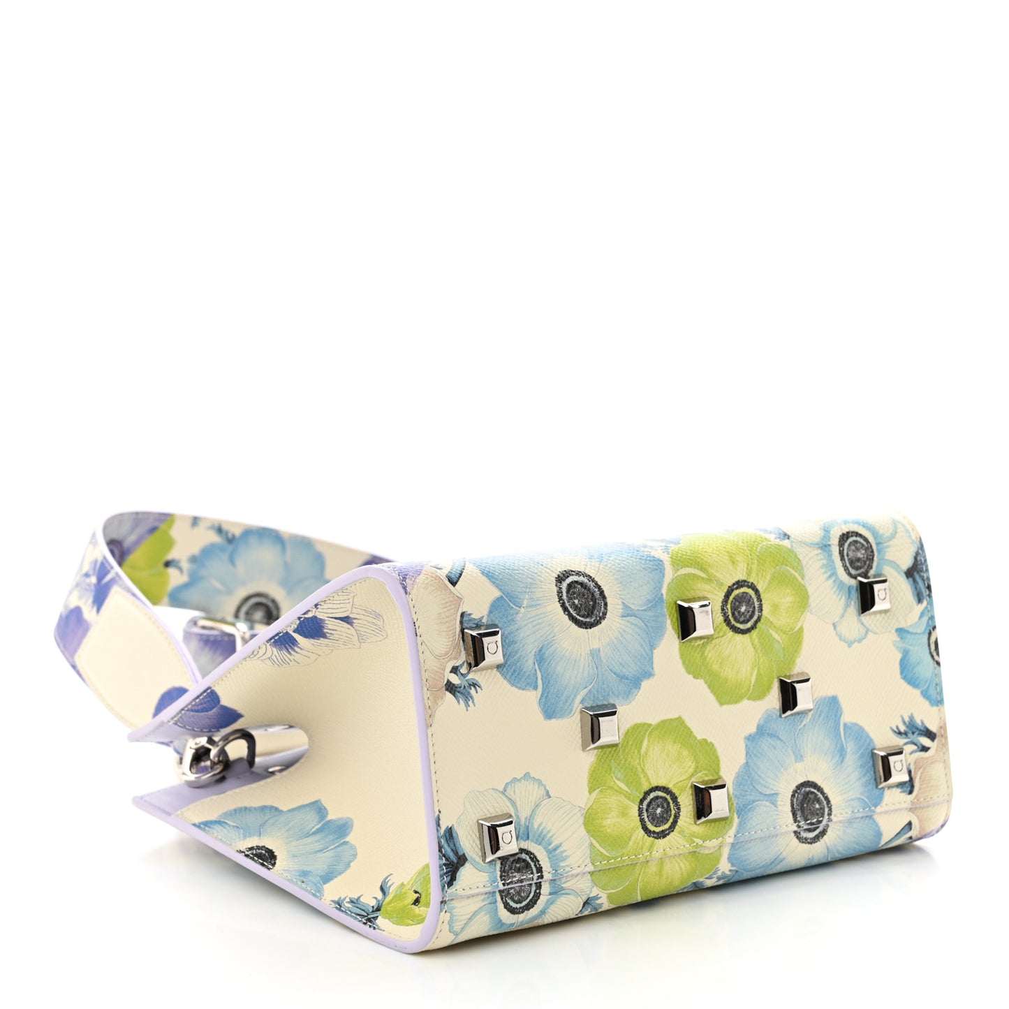 Calfskin Floral Print Small The Studio Bag Mascarpone