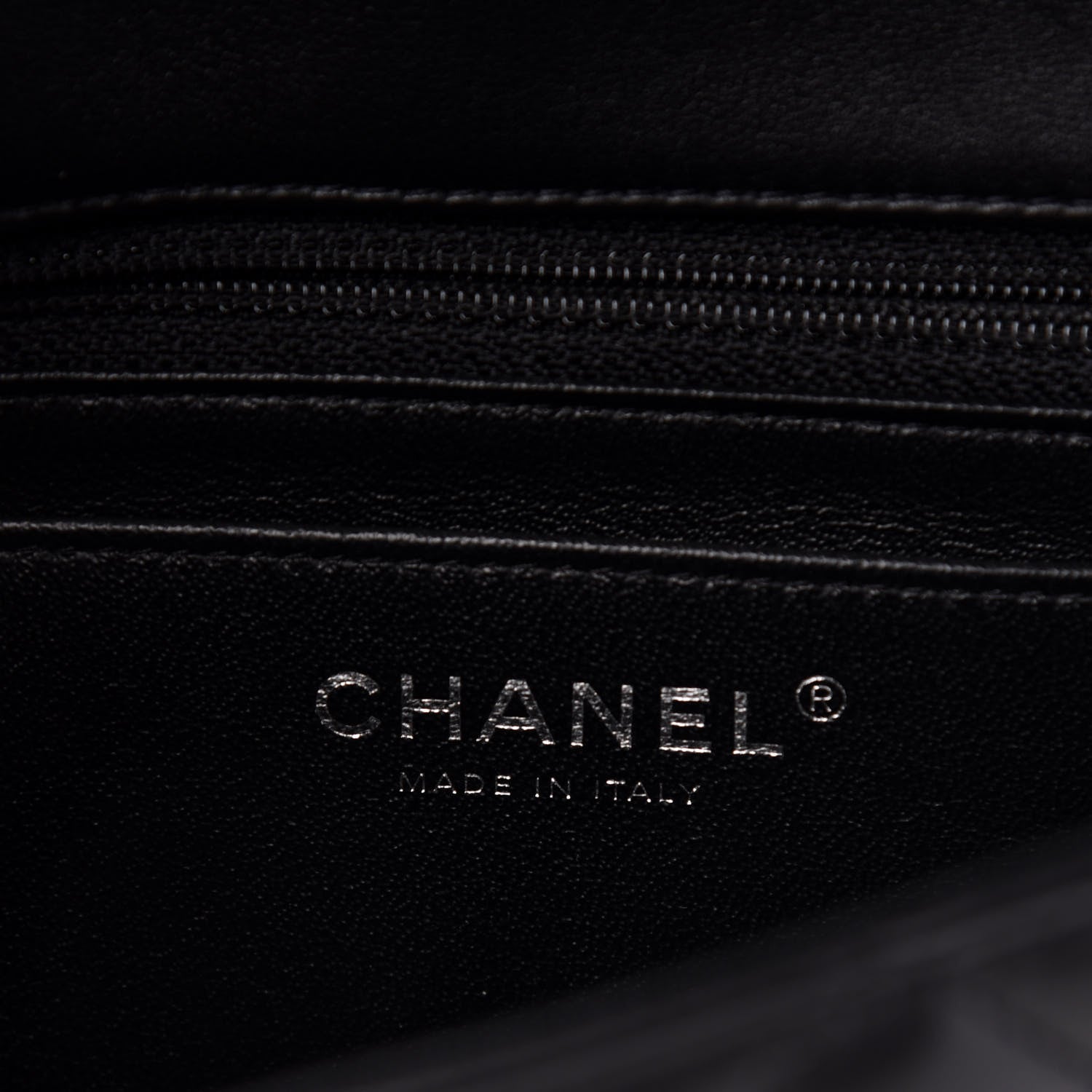 Chanel Lambskin Quilted Mini Rectangular Flap Black 6 of 11