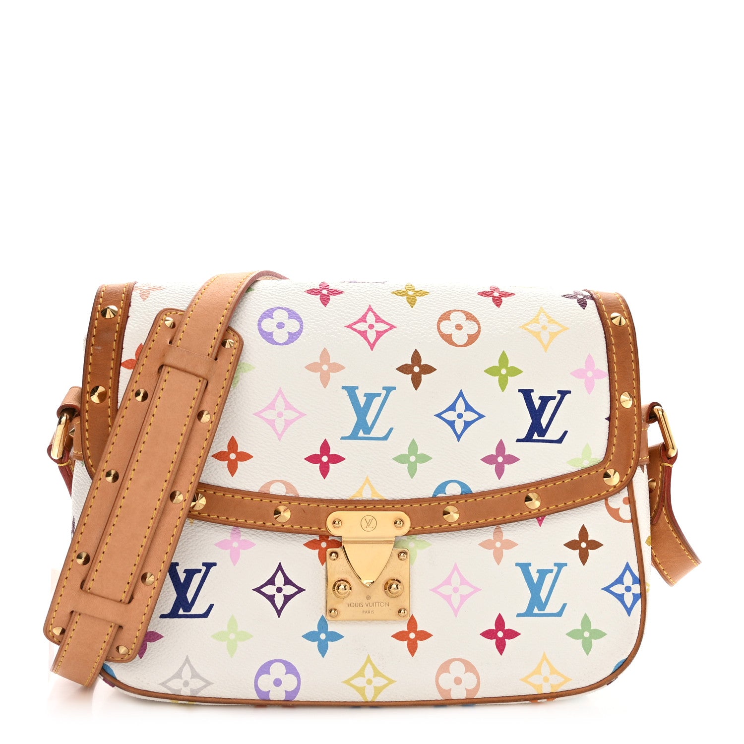 Louis Vuitton LOUIS VUITTON Monogram Multicolor Sologne White 1 of 15