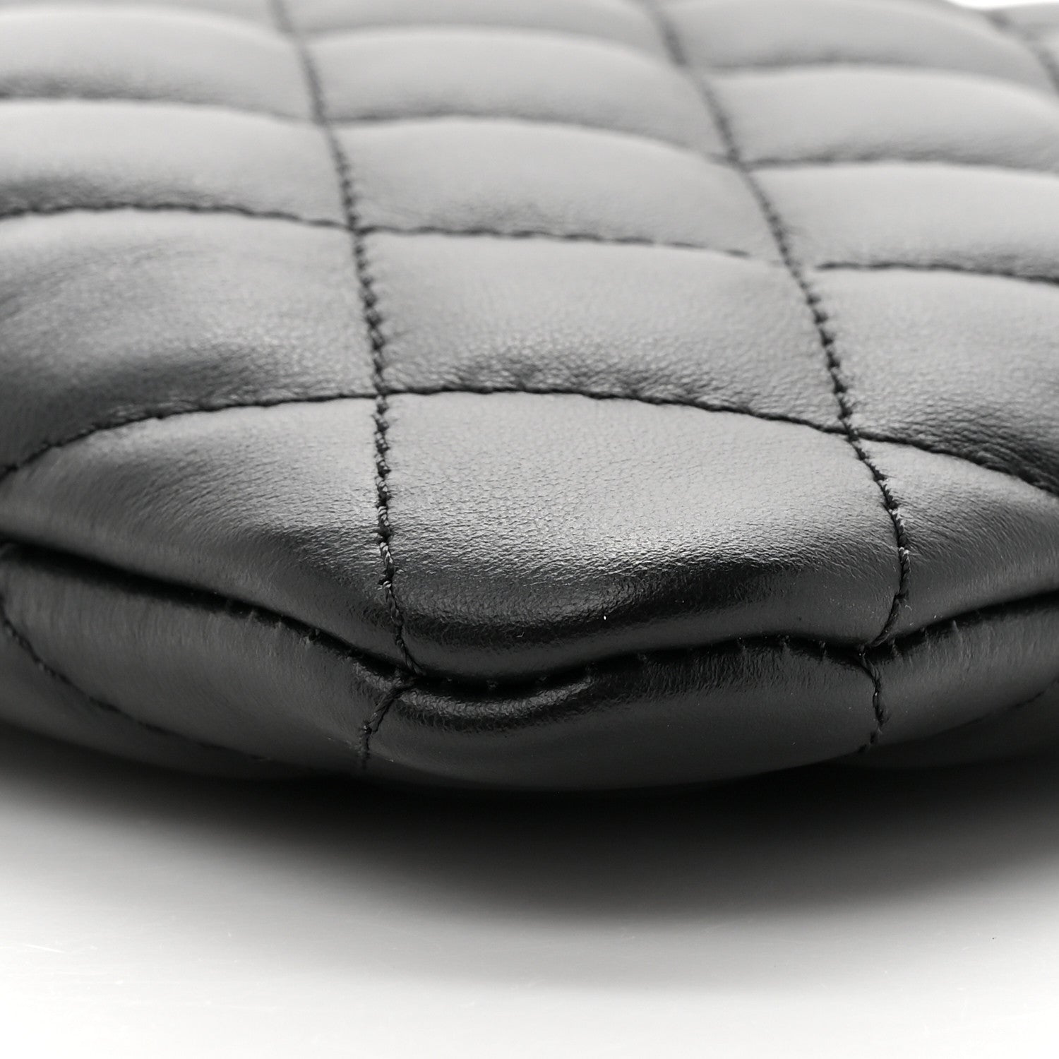 Chanel Lambskin Quilted Crossbody Bag Black 10 of 10