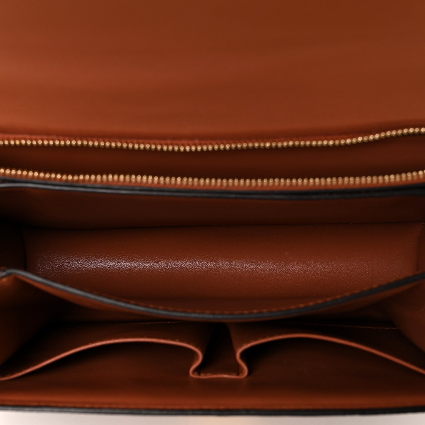 Lizard Medium Classic Box Flap Bag Cognac