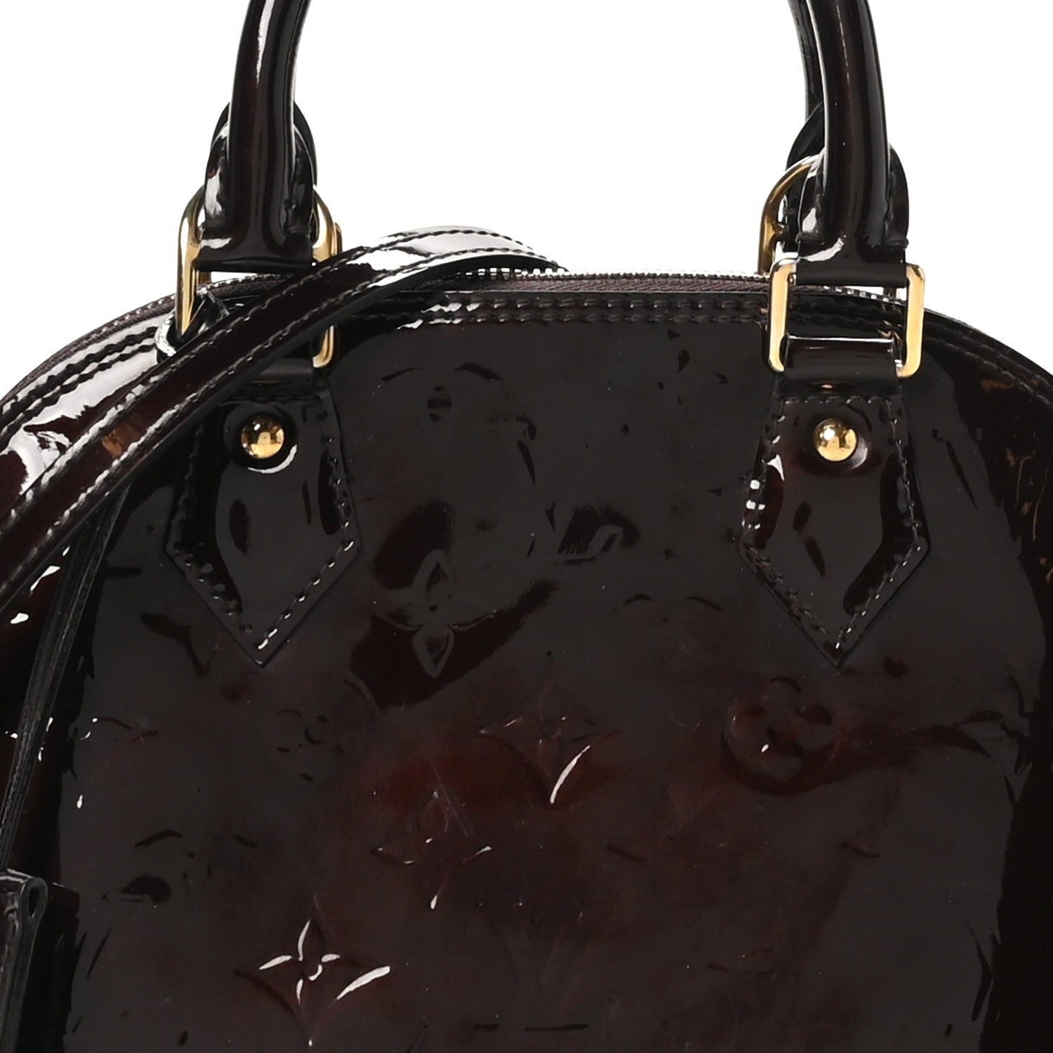 Louis Vuitton Vernis Alma BB Amarante 7 of 9