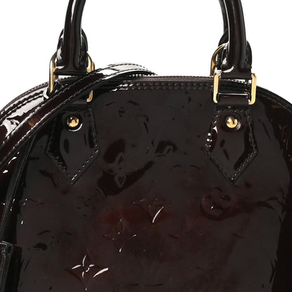 Louis Vuitton Vernis Alma BB Amarante 7 of 9