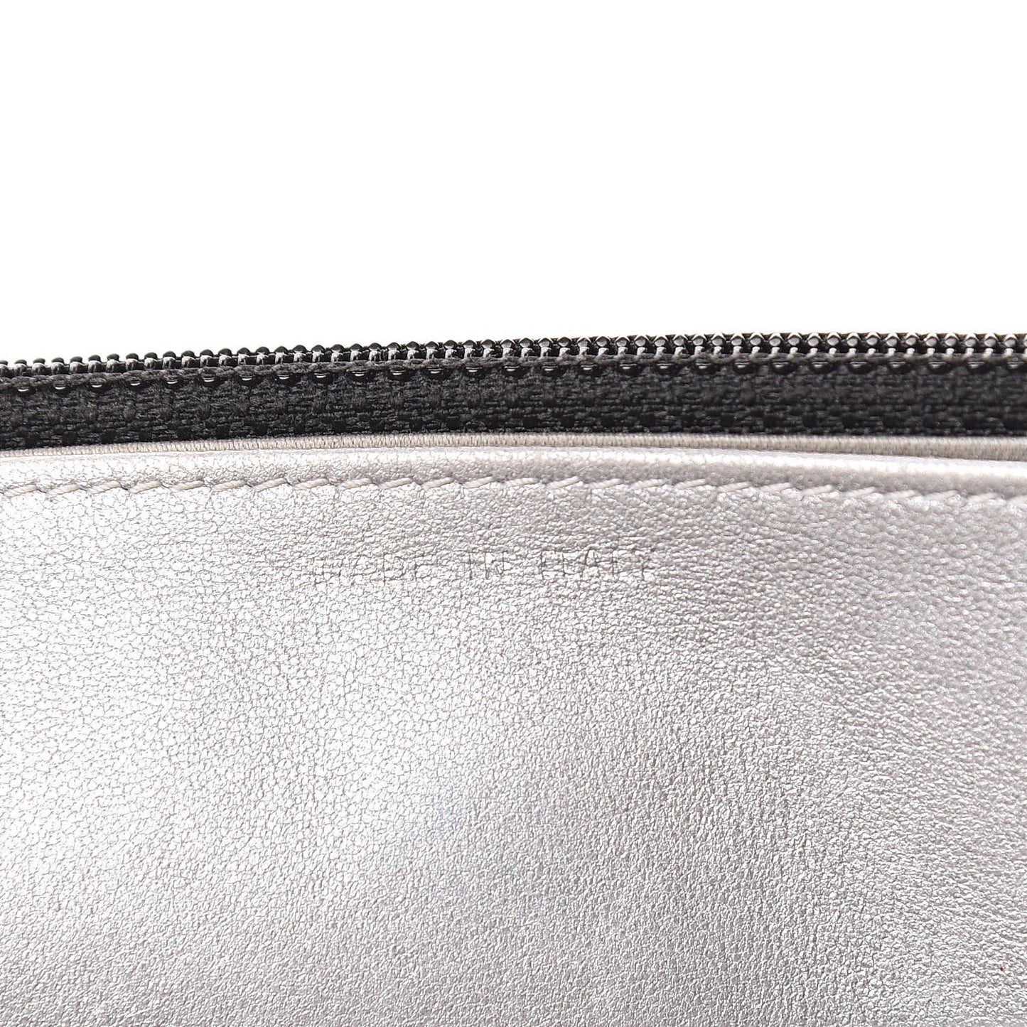 Lambskin Camellia Embossed Wallet on Chain WOC Black