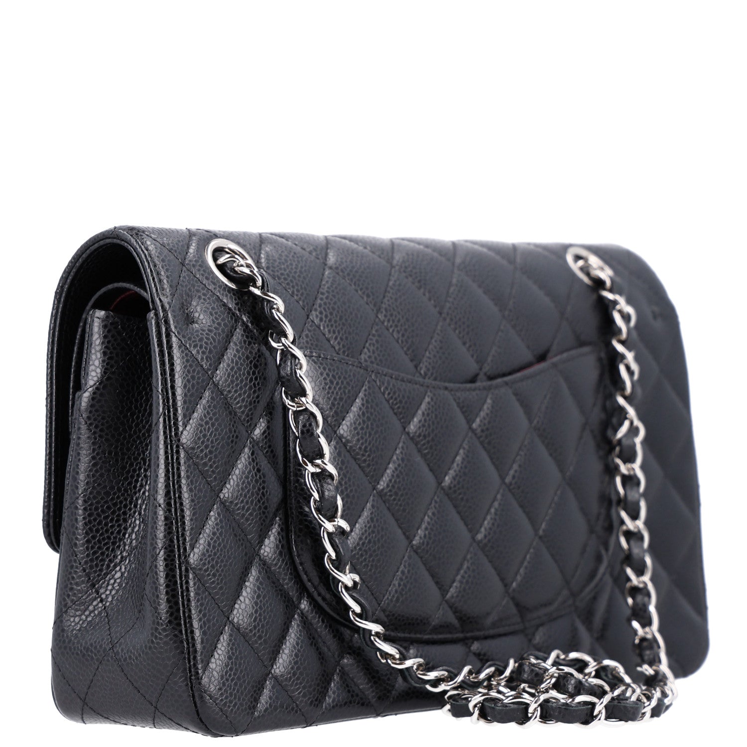 Chanel Caviar Quilted Medium Double Flap Black 3 of 11