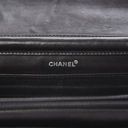 Chanel Denim Coco Wallet On Chain WOC Black 5 of 10