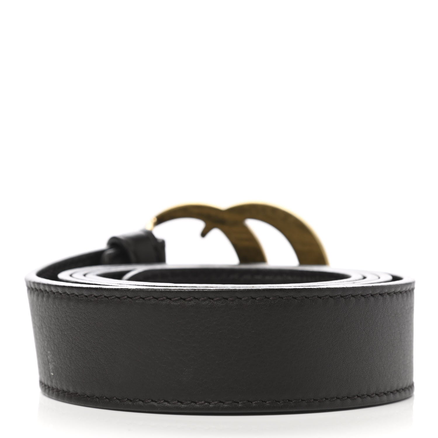 Gucci Moon Calfskin Double G 30mm Belt 90 36 Dark Cocoa 2 of 6