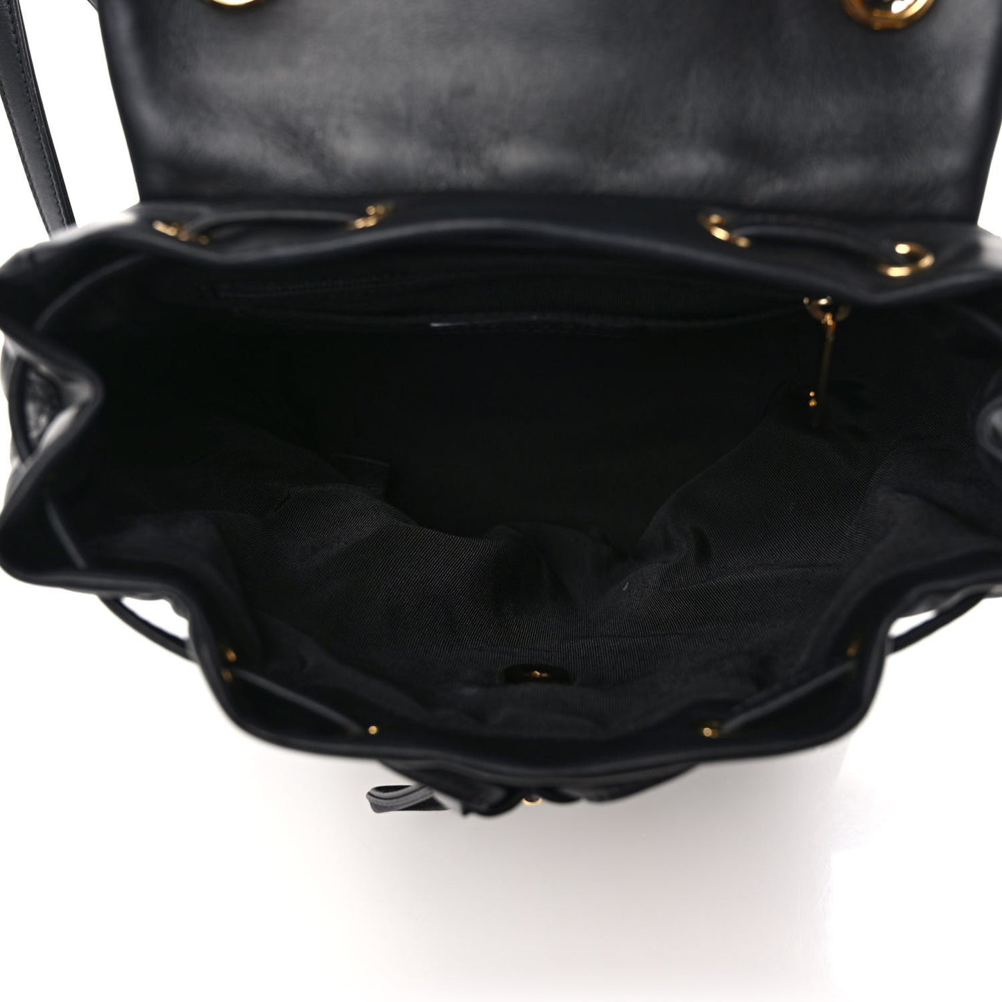 Lambskin Quilted Small Urban Spirit Backpack Black