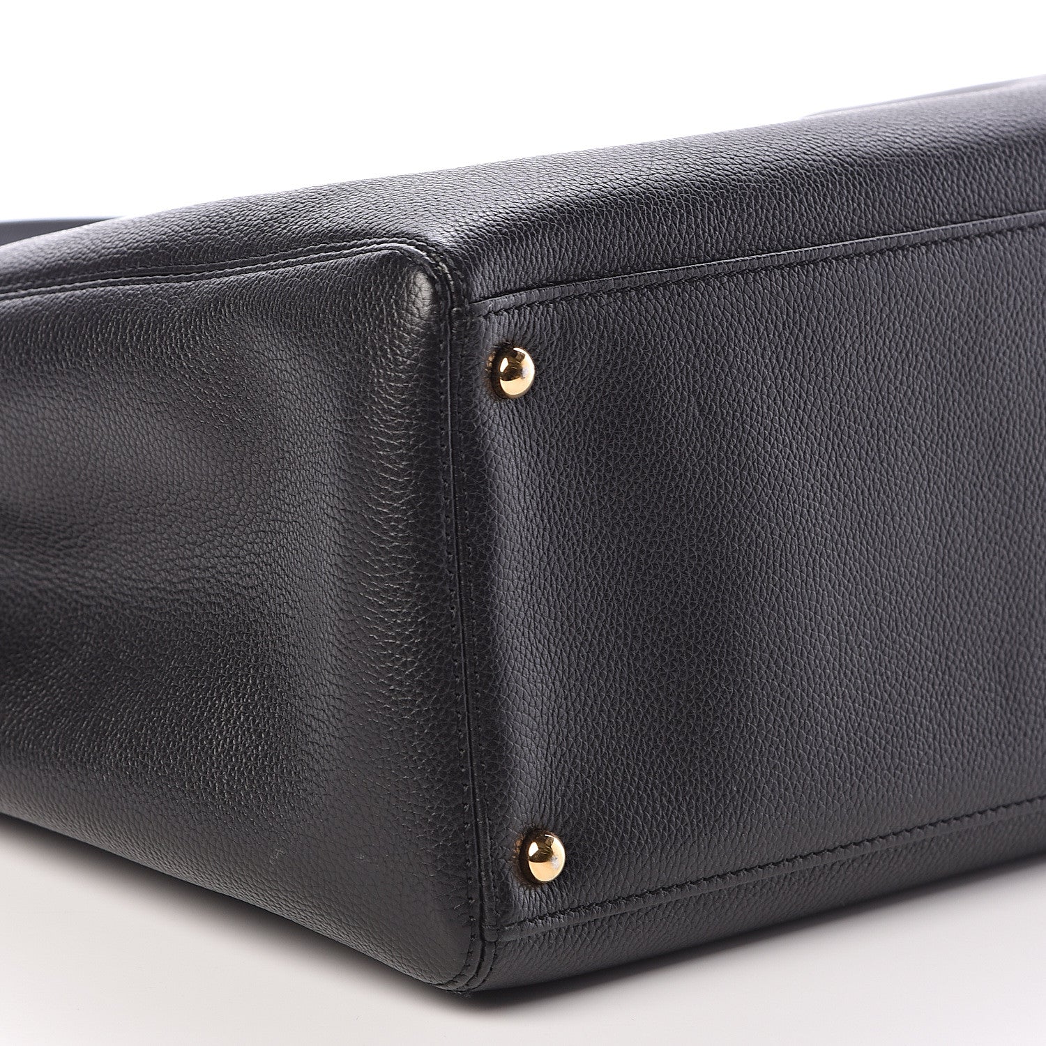 Chanel Calfskin Cerf Executive Shopper Tote Black 10 of 11