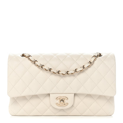 Chanel Caviar Quilted Medium Double Flap White 1 of 11