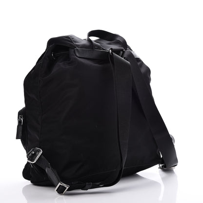 Prada Tessuto Nylon Saffiano Vela Backpack Black 3 of 8