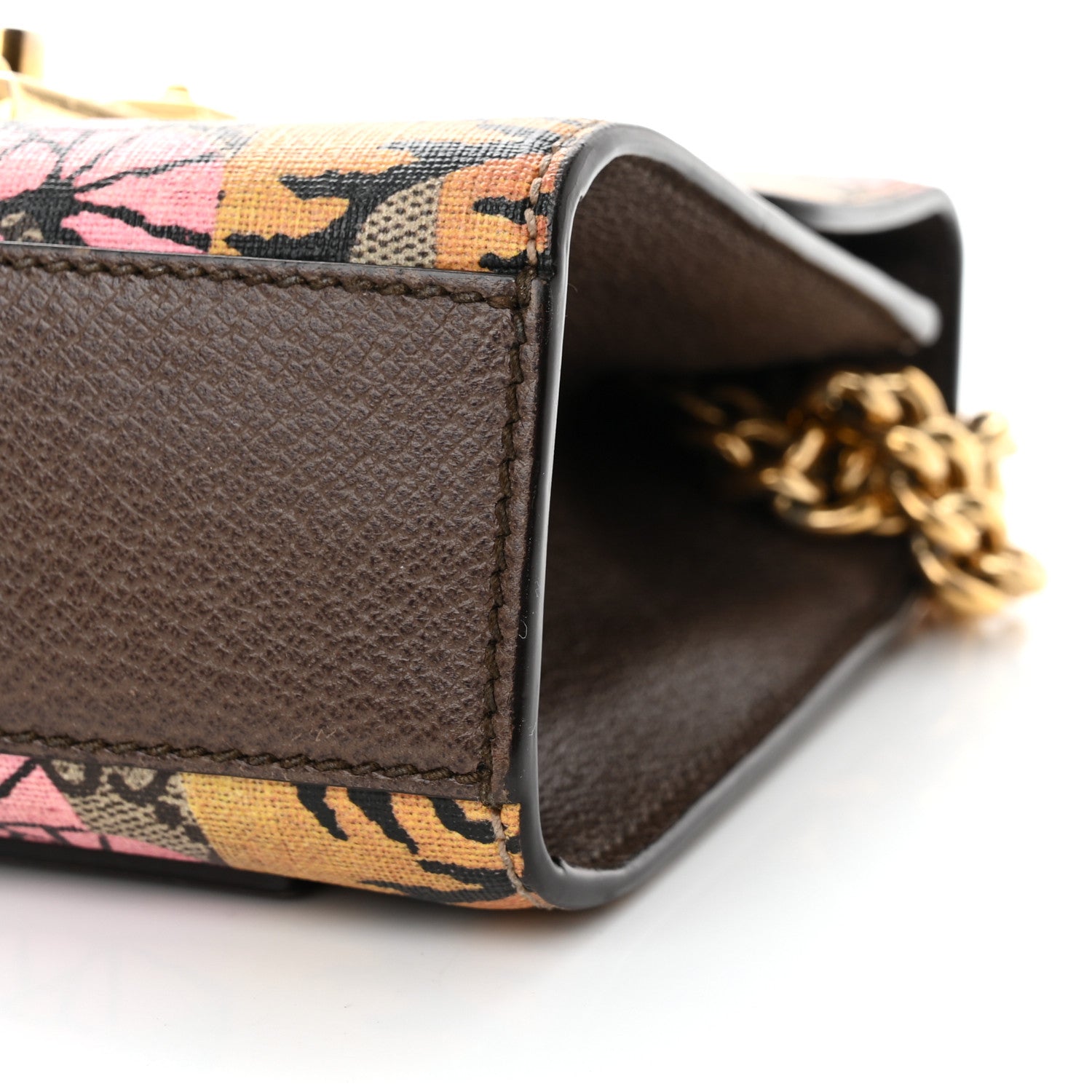 Gucci GG Supreme Monogram Bengal Small Padlock Shoulder Bag Beige Pink 11 of 11