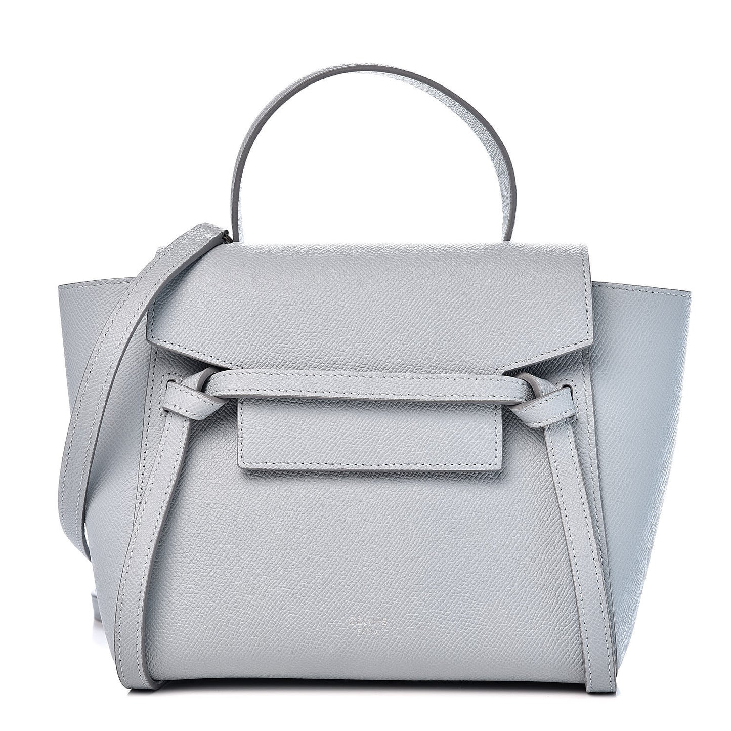 Grained Calfskin Nano Belt Bag Cloud