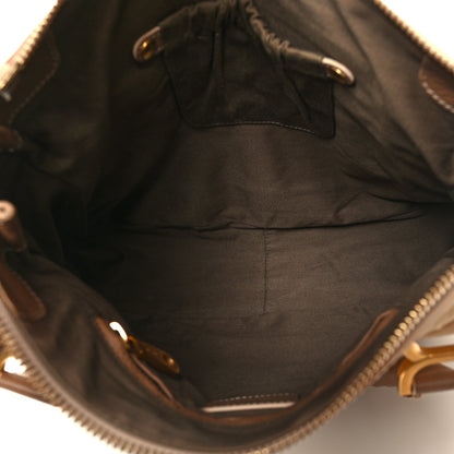 Chloe Nubuck Medium Marcie Satchel Greige 5 of 12