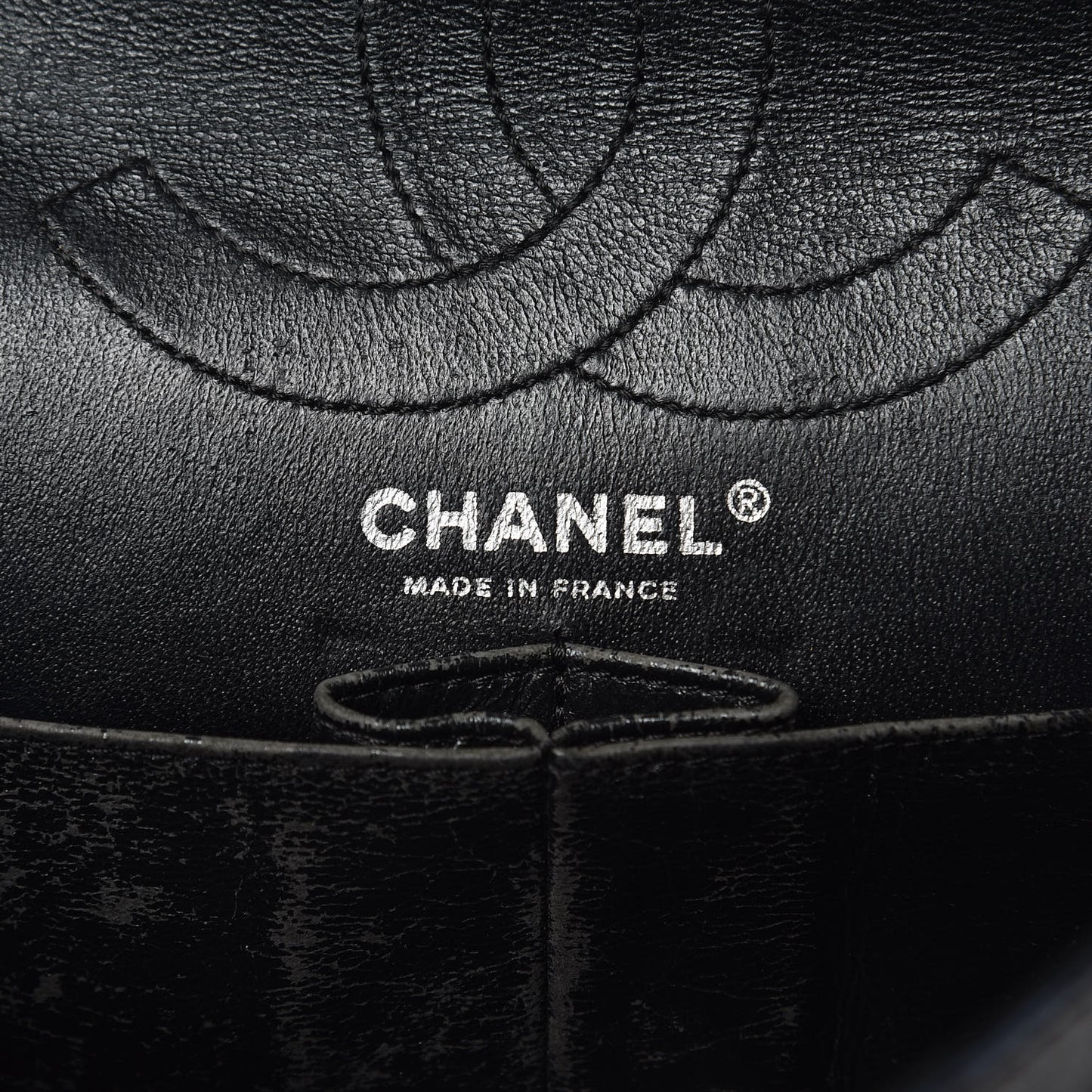 Metallic Aged Calfskin Quilted 2.55 Reissue 226 Flap Black