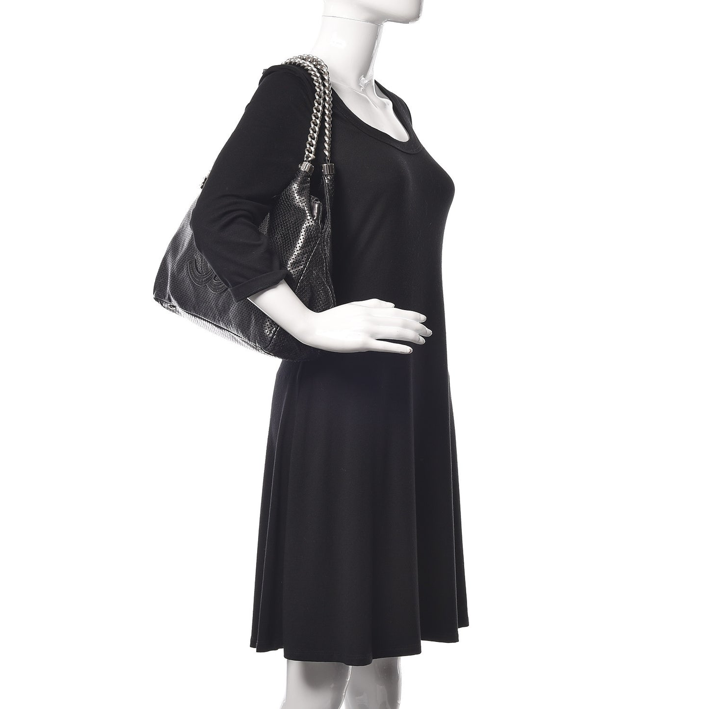 Calfskin Rodeo Drive Hobo Black