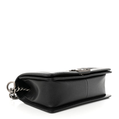 Chanel Caviar Quilted Medium Boy Flap Black 4 of 11