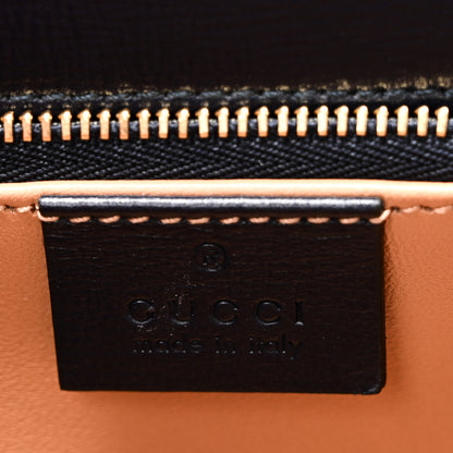 Gucci Lanzo Stretch Cord Azalea Calfskin Horsebit 1955 Shoulder Bag Lipstick Rose Blue 6 of 10
