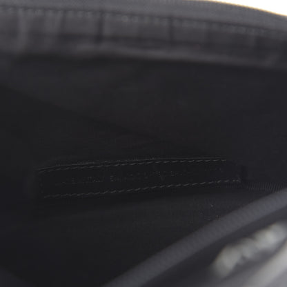 Balenciaga Smooth Calfskin Losange Monogram Explorer Belt Bag Black Grey 9 of 10