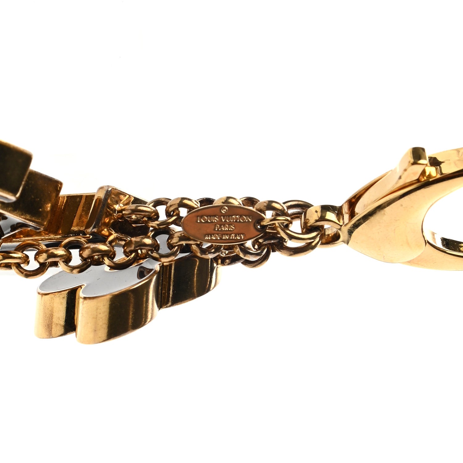Louis Vuitton Fleur De Monogram Bag Charm Dore 4 of 4