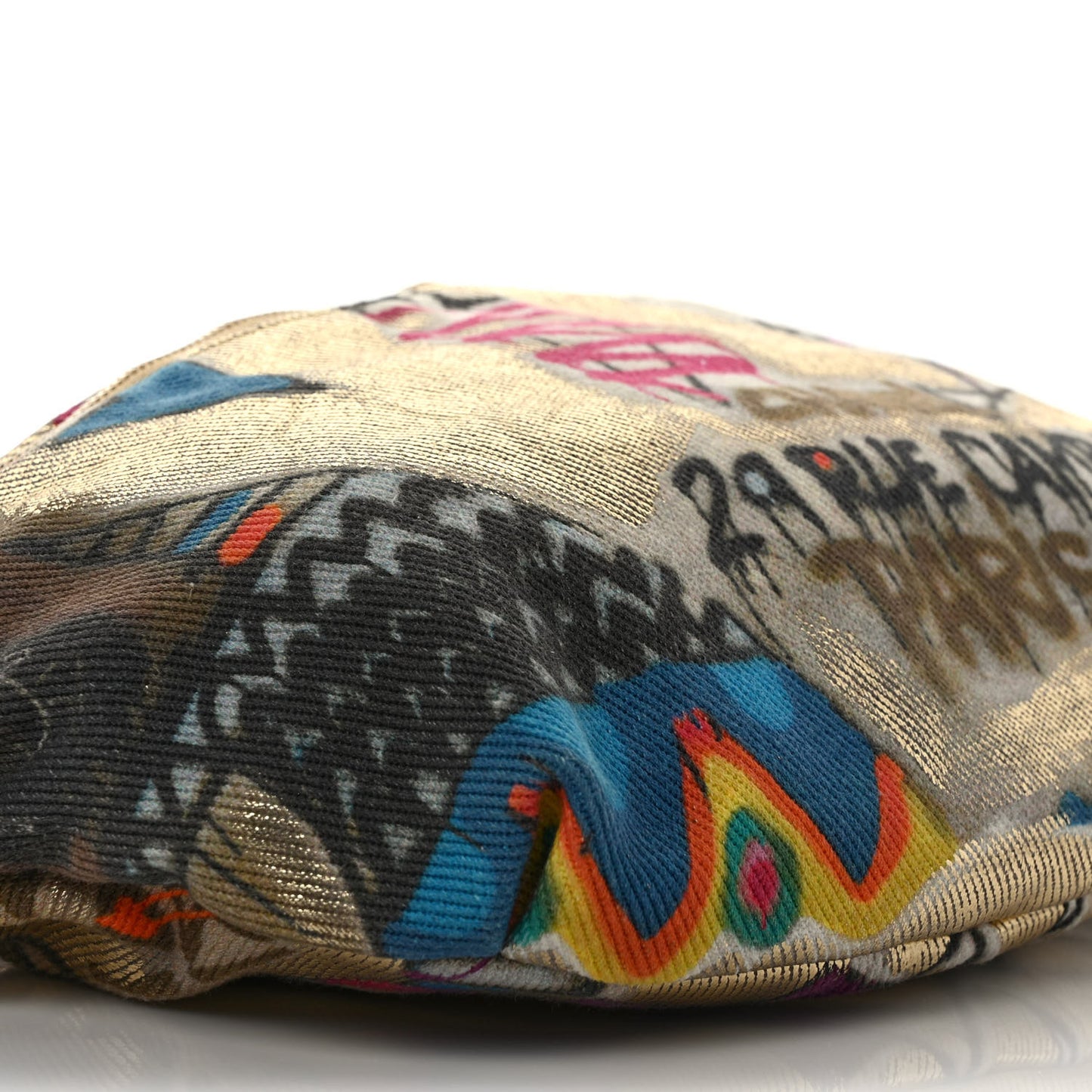 Graffiti Printed Canvas Street Spirit Waist Belt Bag Multicolor