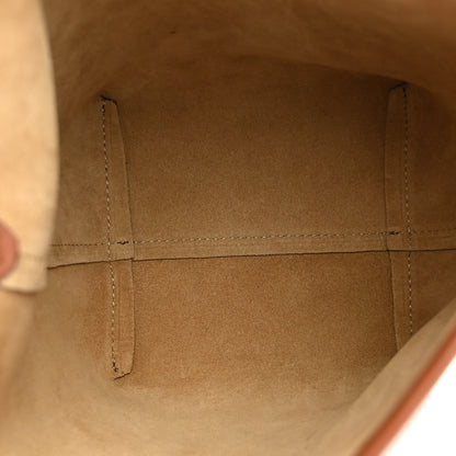 The Row Polished Saddle Calfskin Small N/S Park Tote Dark Cuir 5 of 9