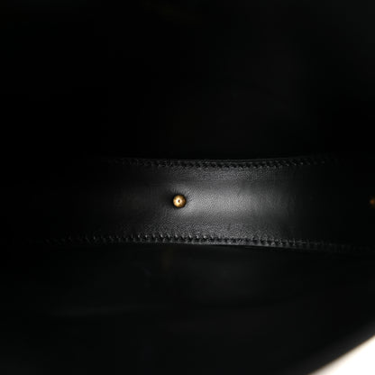 Burberry Lambskin Bridle Calfskin Runway Clutch Black 5 of 10