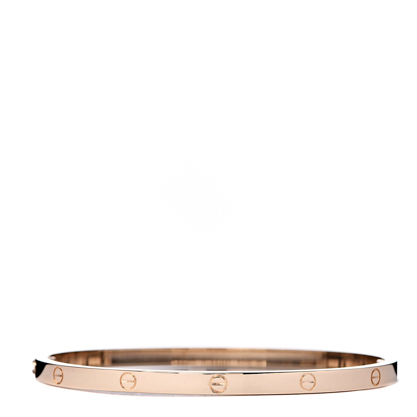 18K Yellow Gold Small LOVE Bracelet 17