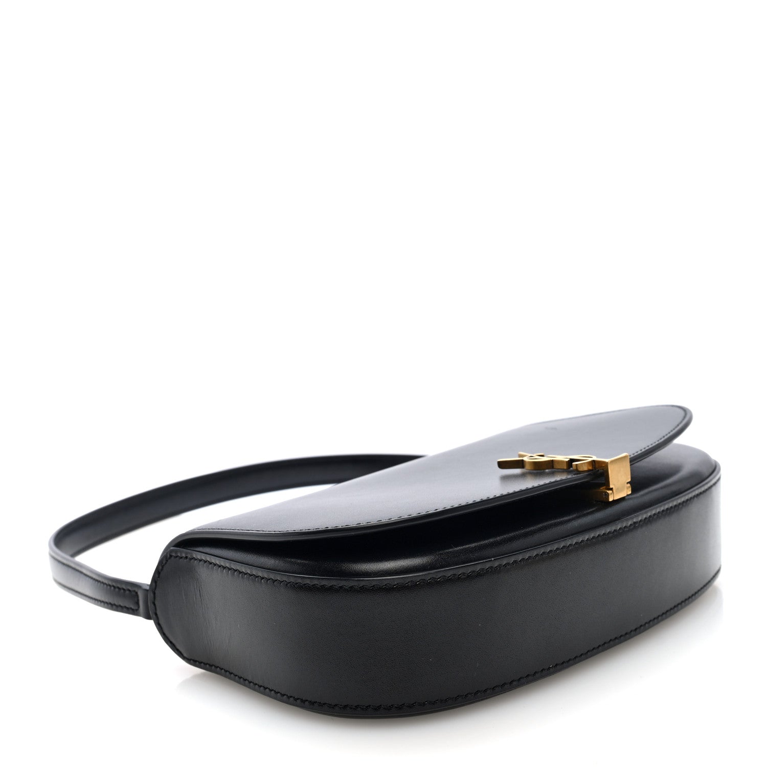 Saint Laurent Box Calfskin Mini Voltaire Shoulder Bag Black 4 of 9