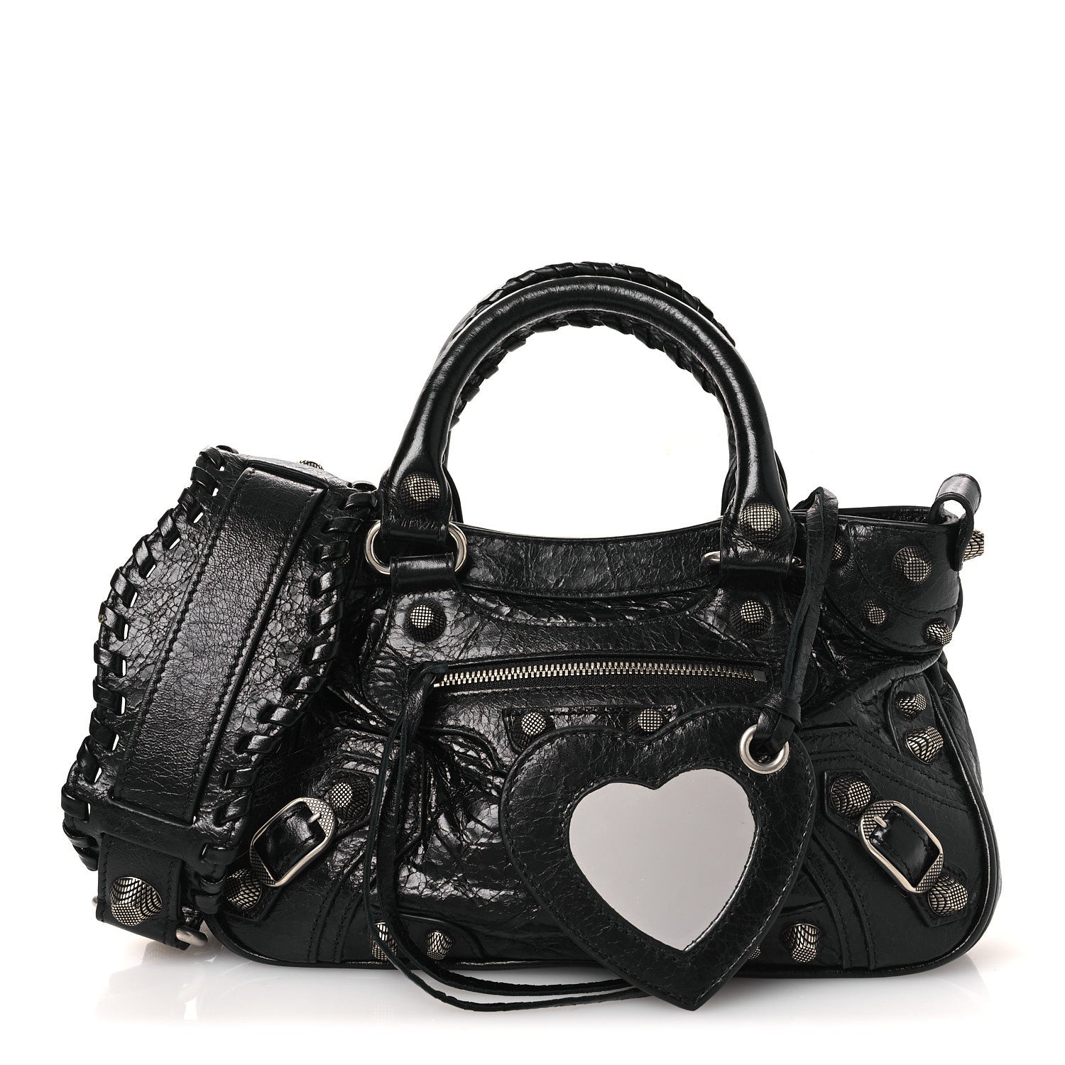 Balenciaga Agneau Arena Neo Cagole Small Handbag Black 3 of 12