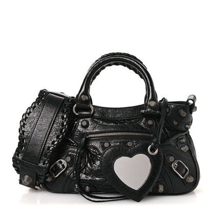 Balenciaga Agneau Arena Neo Cagole Small Handbag Black 3 of 12