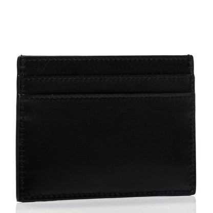 Saint Laurent Calfskin Monogram Credit Card Case Black 2 of 4