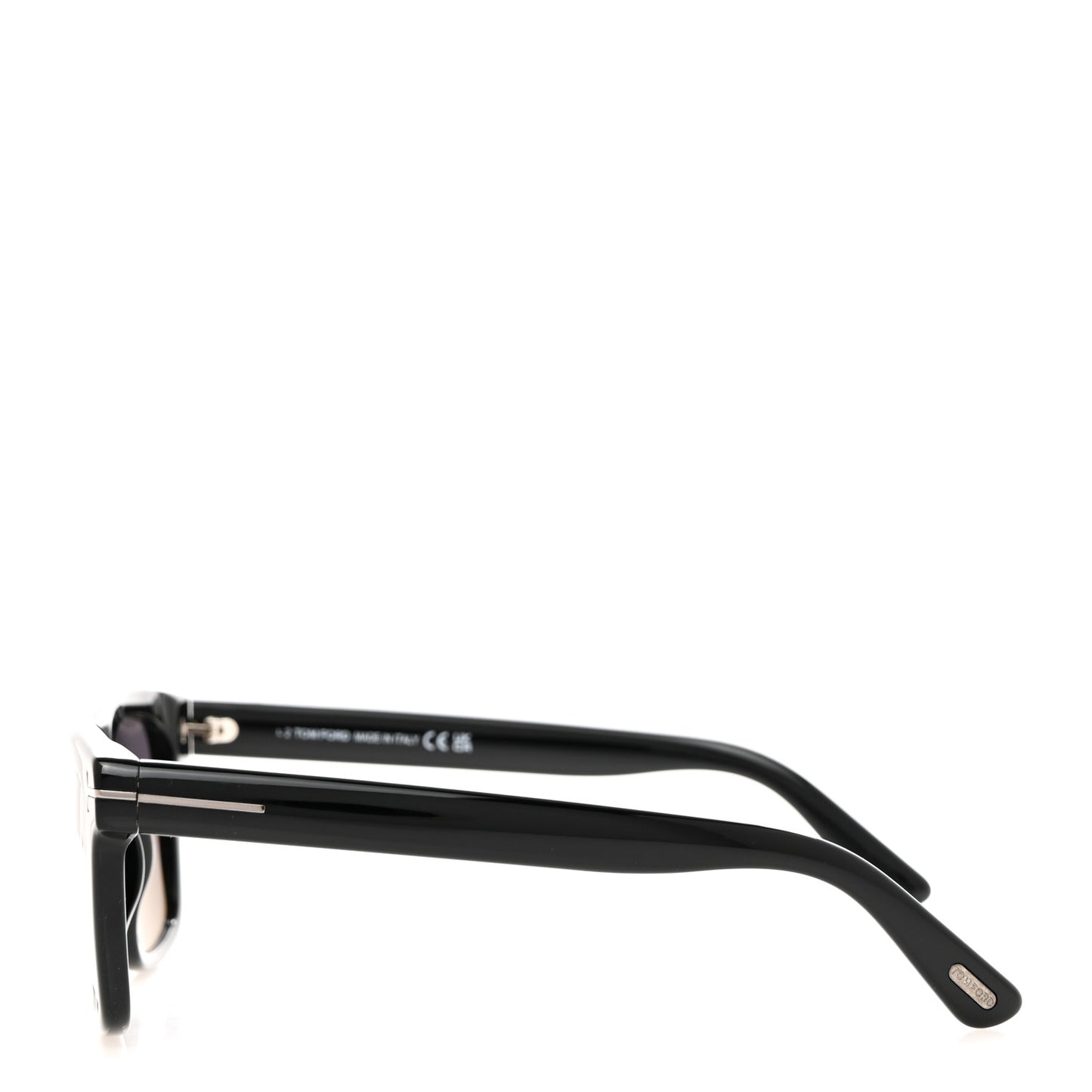 Acetate Buckley-02 Square Sunglasses TF906-N Black