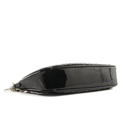 Christian Dior Patent Cannage Lady Dior Clutch Black 4 of 8