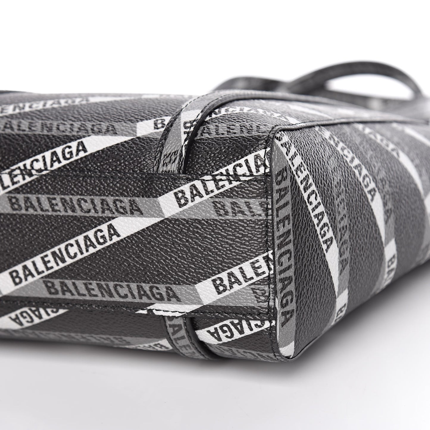 Coated Canvas Losange Monogram XXS Tote Black Grey