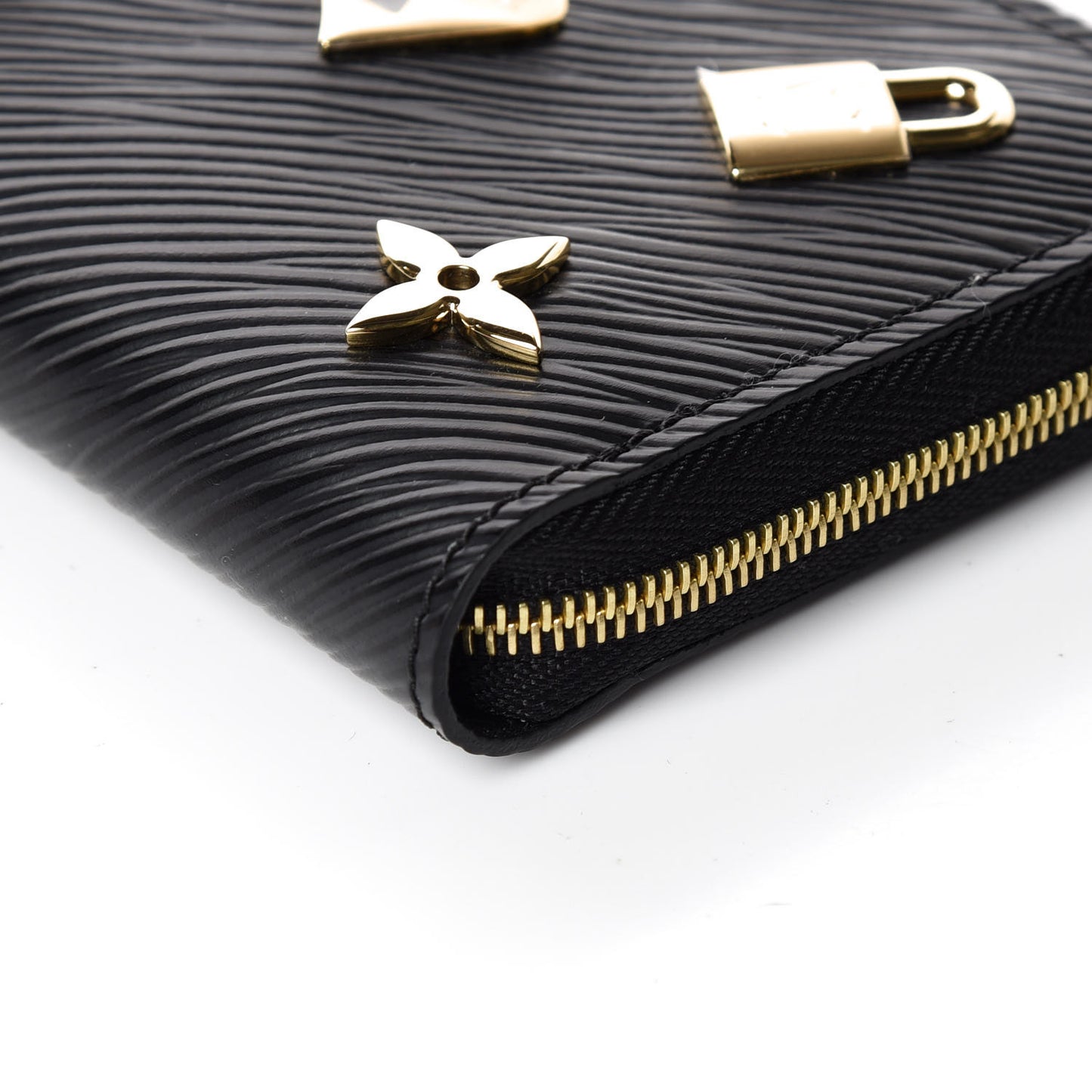 Epi Love Lock Zippy Coin Purse Black