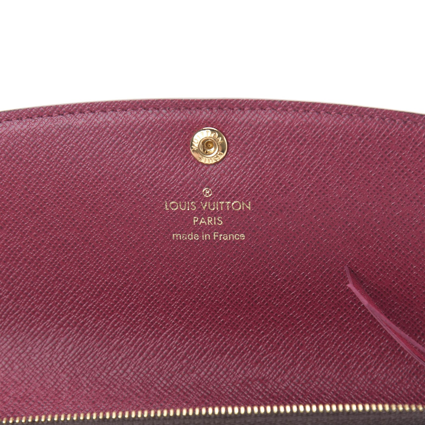 Monogram Emilie Wallet Red