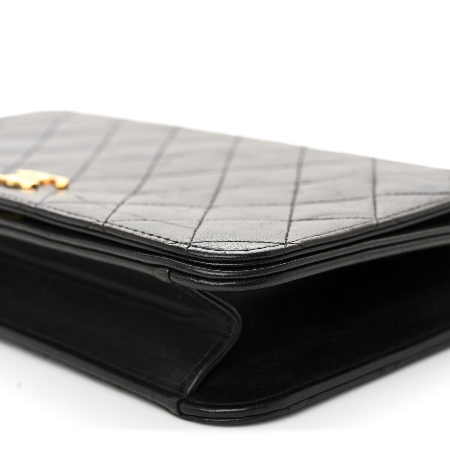 Chanel Lambskin Quilted Small Single Flap Bag Black 11 of 12