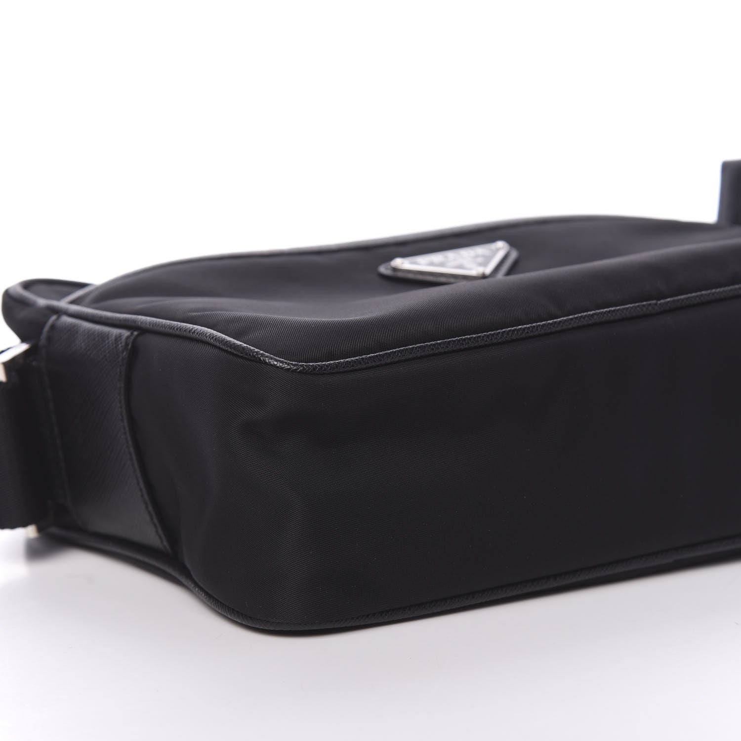 Prada Nylon Tessuto Messenger Bag Black 8 of 10