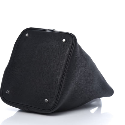 Hermes Taurillon Clemence Picotin Lock 22 MM Black 7 of 14