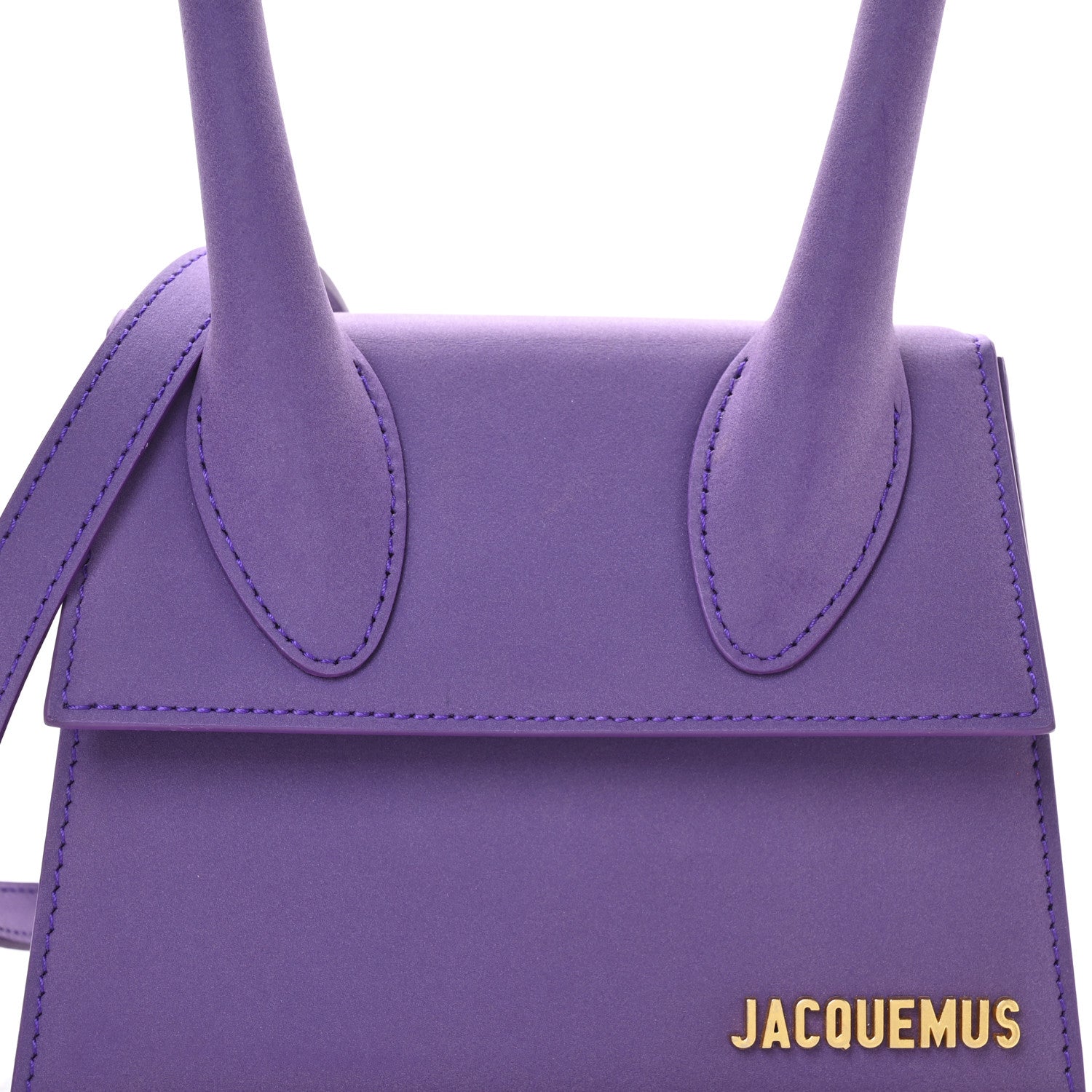 Jacquemus Nubuck Le Chiquito Moyen Purple 7 of 10