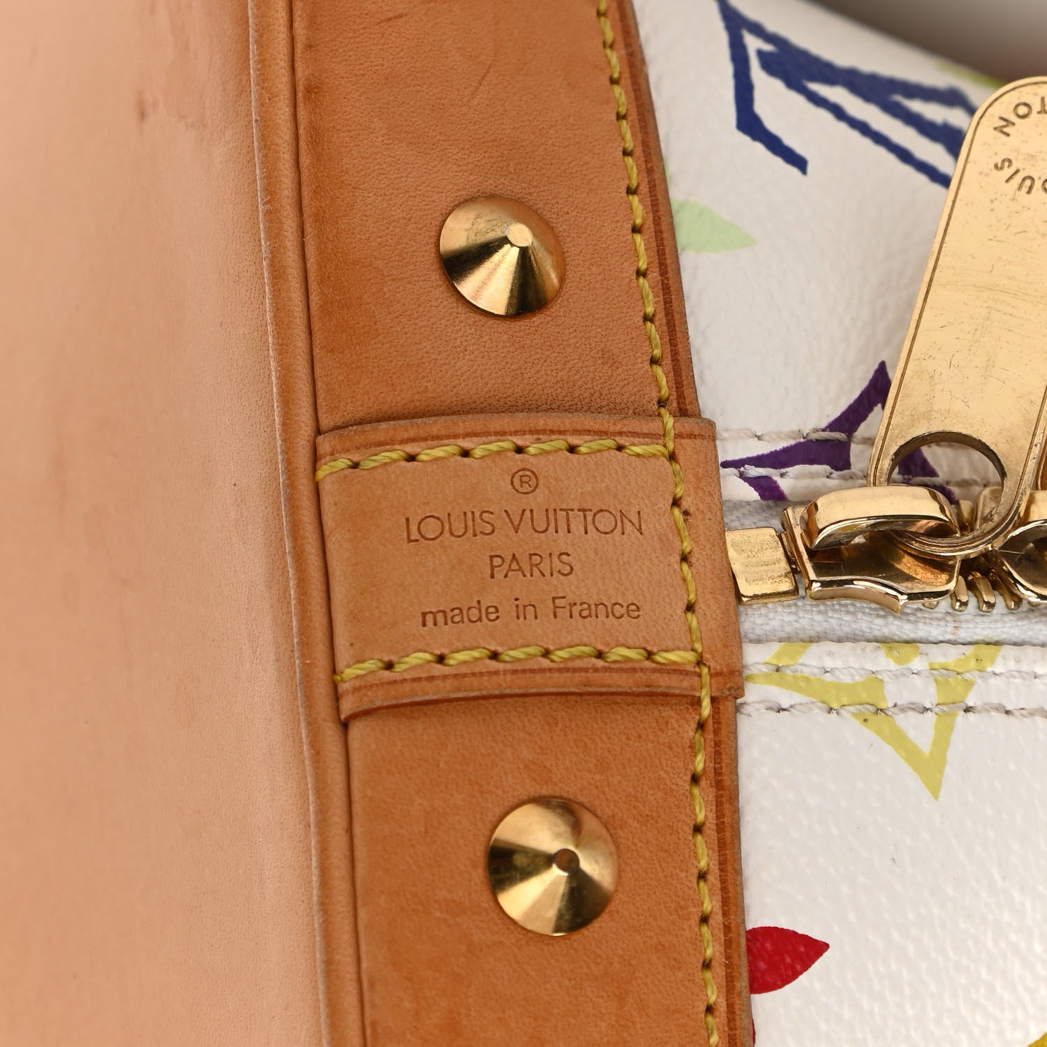 Louis Vuitton Monogram Multicolor Alma White 11 of 14