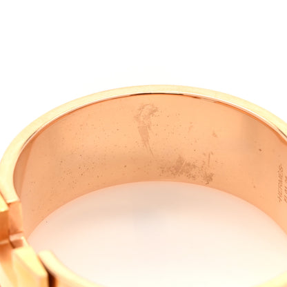 Hermes Enamel Wide Clic Clac H Bracelet GM Rose Dragee 5 of 6