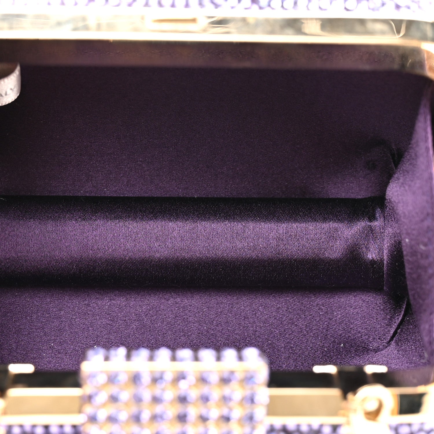 Jimmy Choo Crystal Micro Cloud Clutch Purple 5 of 9