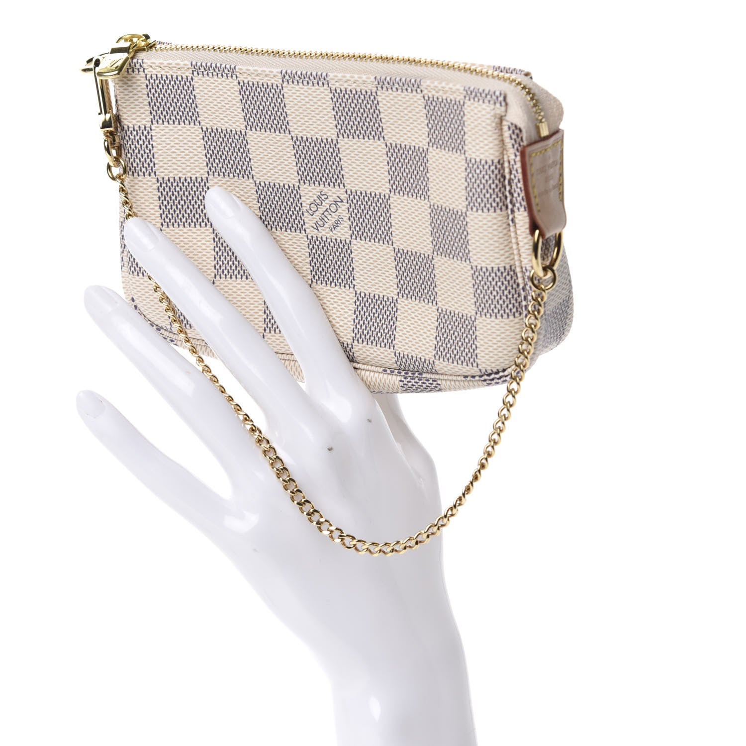 Louis Vuitton Damier Azur Mini Pochette Accessories 2 of 7